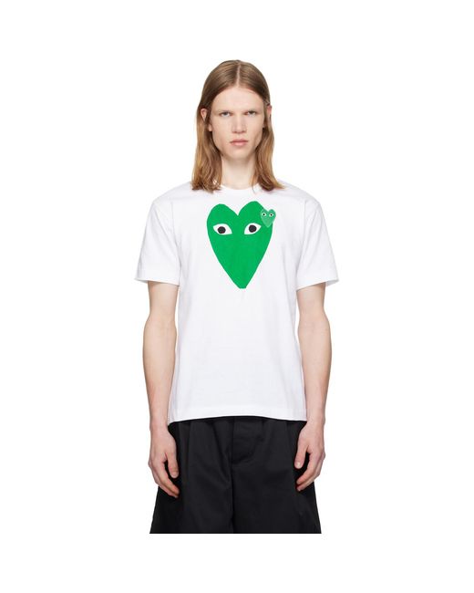COMME DES GARÇONS PLAY Black Emblem Heart' T-Shirt for men