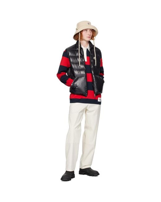Moncler Red Aube Down Vest for men