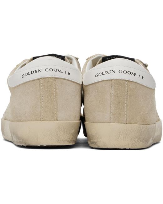 Golden Goose Deluxe Brand Black Beige Super-star Sneakers