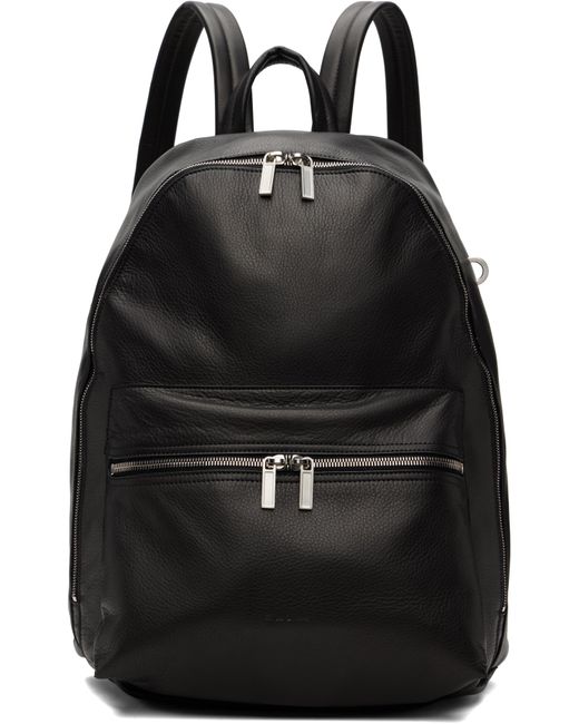 Rick Owens Black Concordians Backpack for men