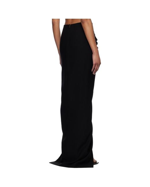 Monot Black Torpedo Maxi Skirt
