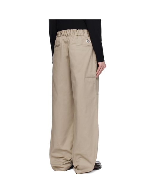 Moncler Multicolor Cotton Gabardine Trousers for men