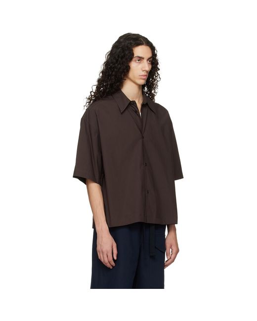 Studio Nicholson Black Sanko Shirt for men