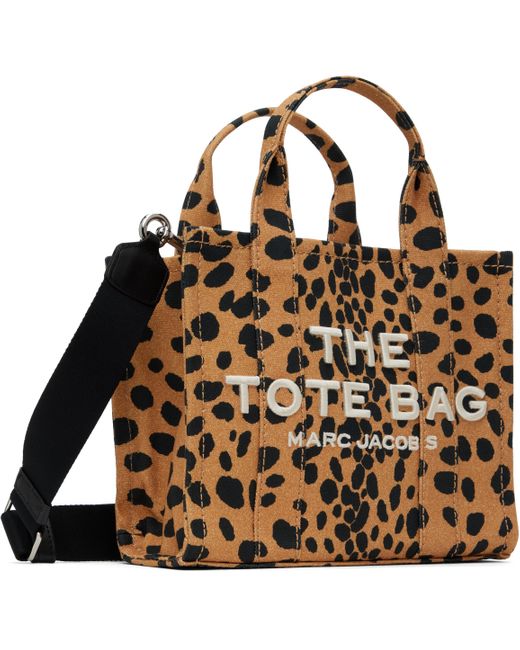 Marc Jacobs Brown 'The Cheetah Canvas Small' Tote