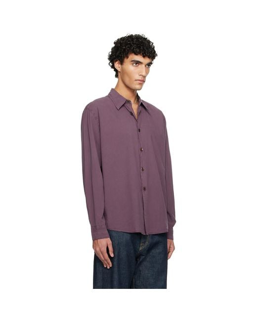 Our Legacy Purple Beyond Shirt for men
