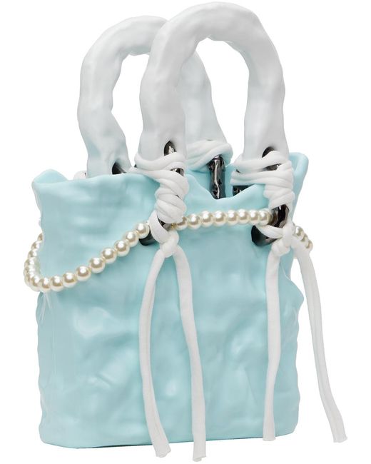 OTTOLINGER Blue Ssense Exclusive Signature Ceramic Bag for men