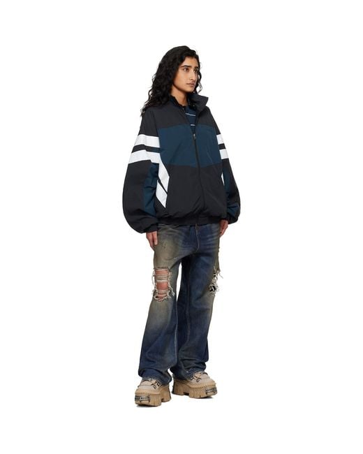 Vetements Blue Trashed Jeans