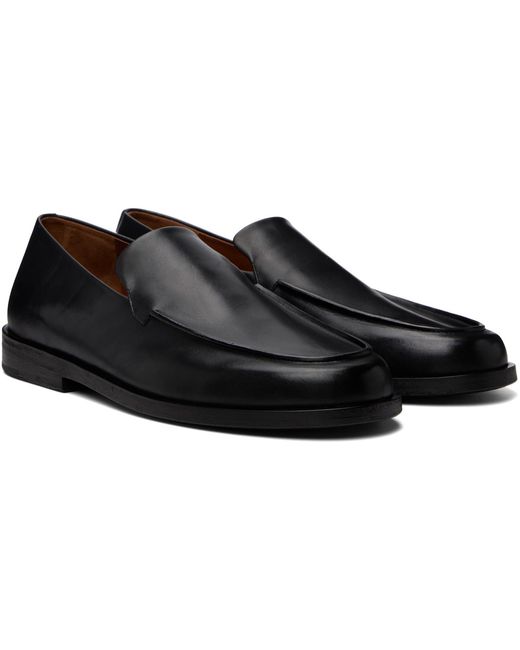 Marsèll Black Mocasso Leather Loafers for men