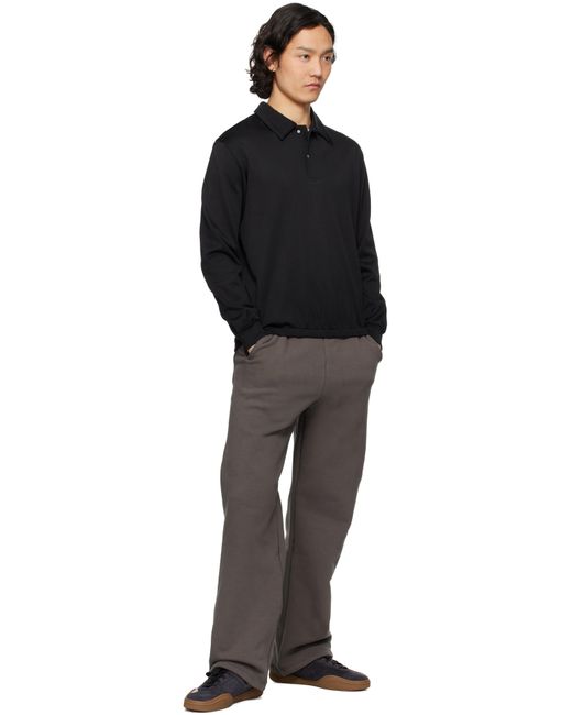 メンズ Lady White Co. ブラック Ls Richmond ポロシャツ Black