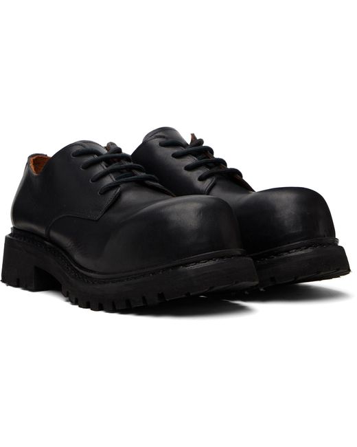 A Diciannoveventitre Black Prisma Derbys for men