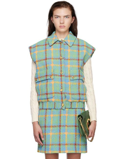 Gucci Multicolor Lovelight Vest in Green | Lyst