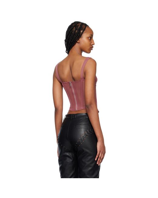 Miaou Black Pink Deville Tank Top