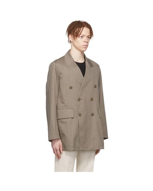 Cornerstone Brown Cotton Blazer for men