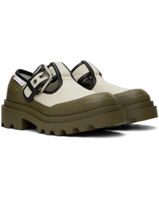 Bottega Veneta Black Trek Mary-jane Loafers for men