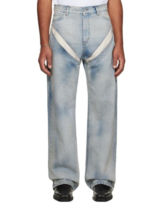 Y. Project Multicolor Cutout Jeans for men