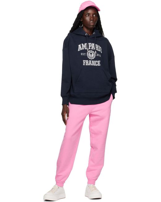 AMI Pink Ami De Cœur Lounge Pants