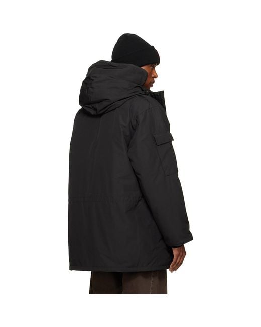 Canada Goose Black Expedition Down Coat for men