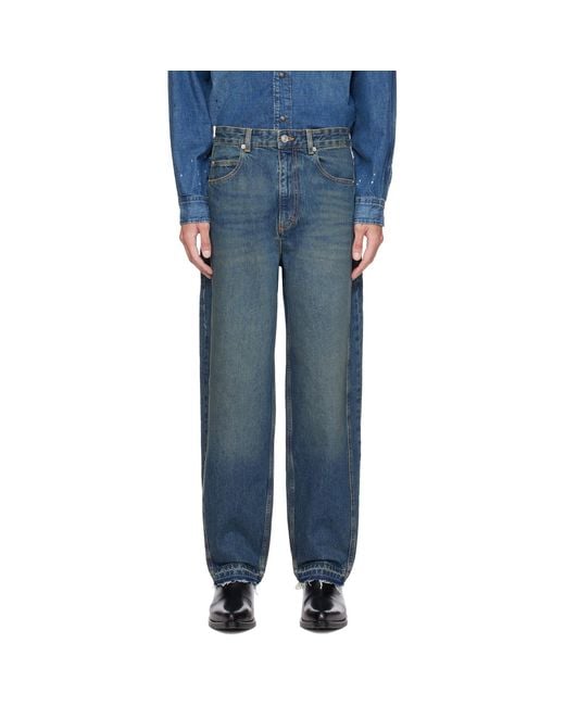 Isabel Marant Blue Jorian Jeans for men
