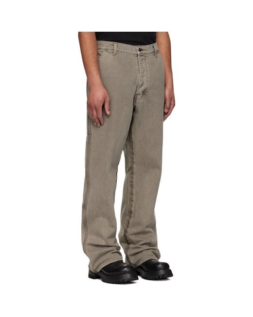 ALEXANDER DIGENOVA Multicolor Underground Taped Seam Trousers for men