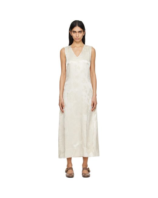 Holzweiler Black Off- Luka Jacquard Maxi Dress