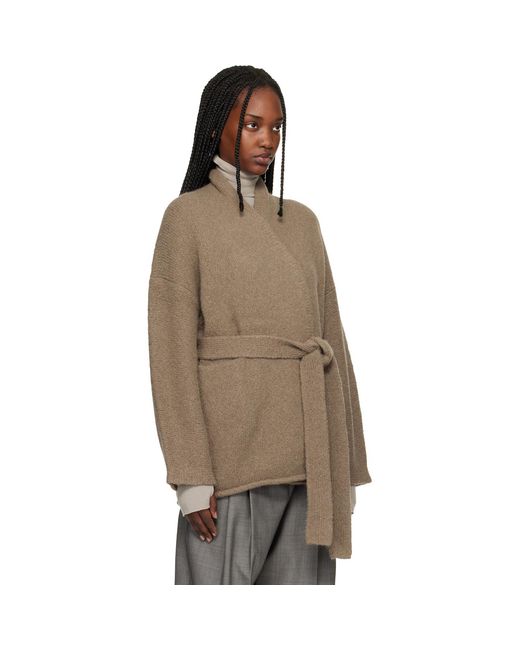 Lauren Manoogian Brown Coto Cardigan