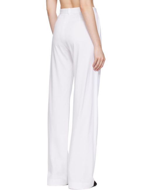 Marie Adam-Leenaerdt White Classic Trousers