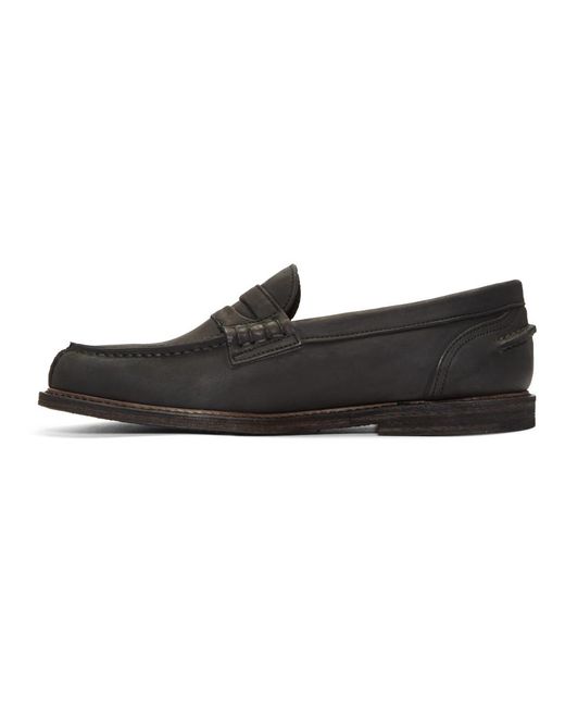 Hender Scheme Black Slouchy Loafers for Men | Lyst