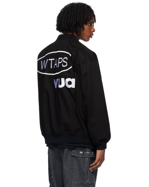 WTAPS TEAM JACKET スムーズ BLACK 22SS WTAPS TEAM JACKET スムーズ BLACK 22SS