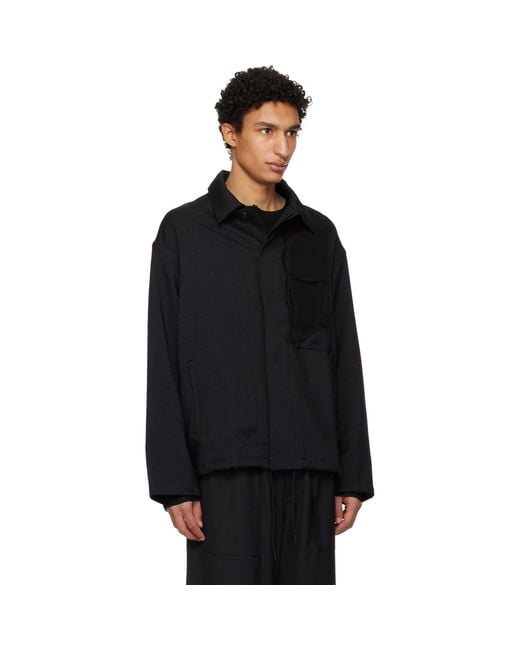 Y-3 Black Utility Blouson Jacket for men