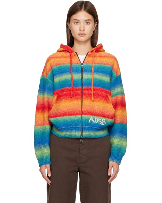 ANDERSSON BELL Orange Multi Gradient Hoodie