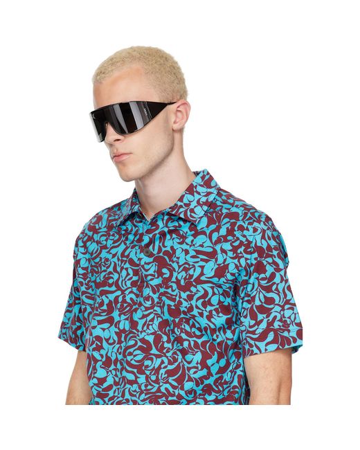 Loewe Gray Speed Shield Sunglasses for men