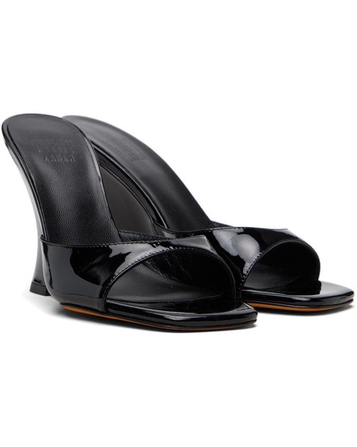 Maryam Nassir Zadeh Black Lido Wedge Heeled Sandals