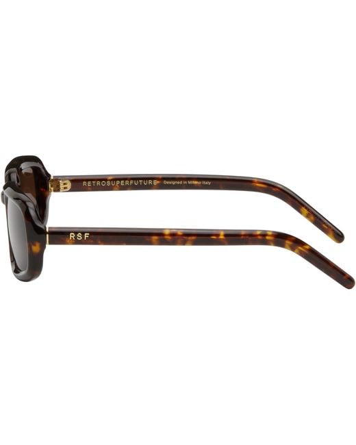 Retrosuperfuture Black Troll Sunglasses for men