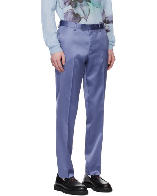 Pantalon droit bleu Paul Smith pour homme en coloris Blue