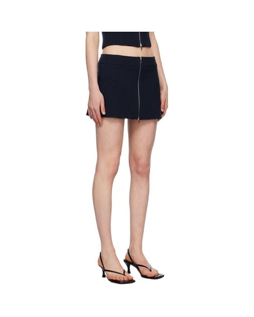 Khaite Blue The Keene Skirt