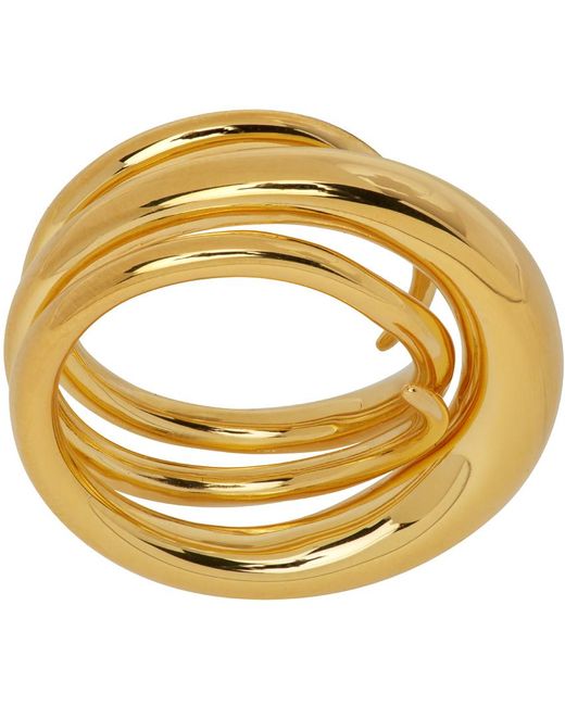 C.Chesnais ゴールド Hurly Burly リング Metallic