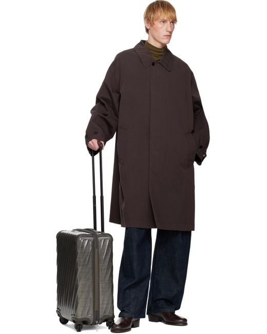Tumi Black International 4 Wheeled Carry-On Suitcase for men