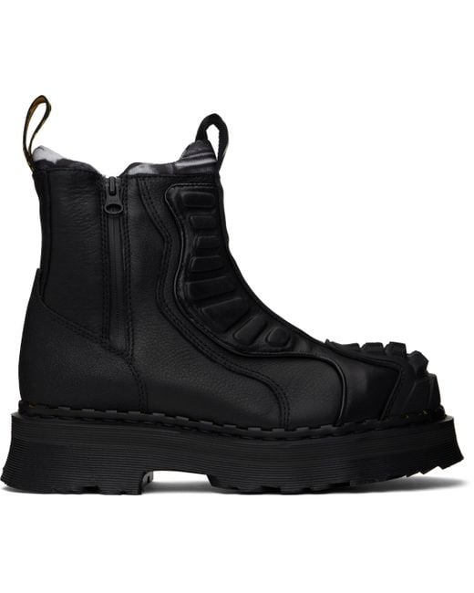Dr. Martens Black 2976 Protect Leather Boots for men
