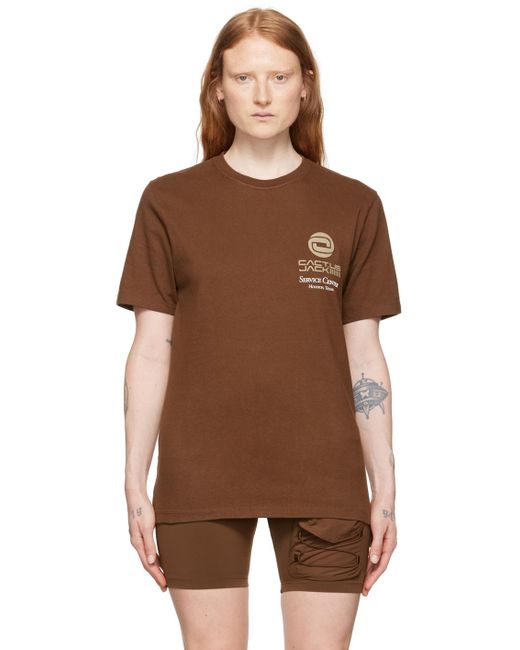 nike cact us corp tee brown