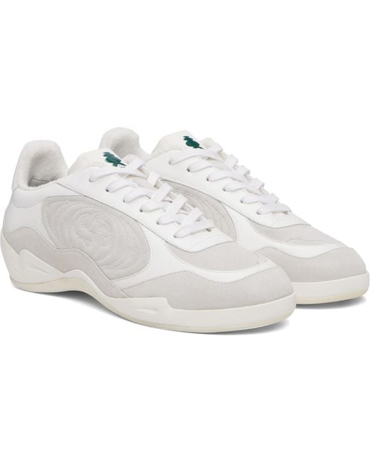 Casablanca White Squash Indoor Sneakers for men