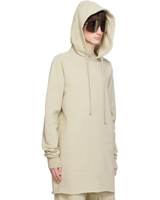 Rick Owens Natural Off-white Jason's Hoodie for men