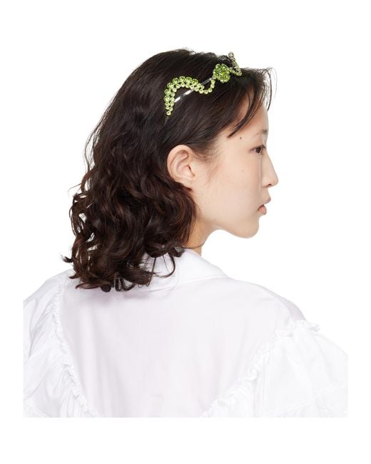 Simone Rocha Natural Scalloped Sepal Headband