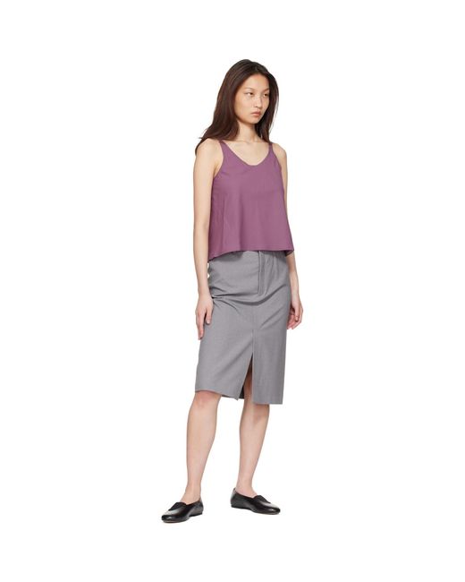 Veilance Purple Myria Tank Top