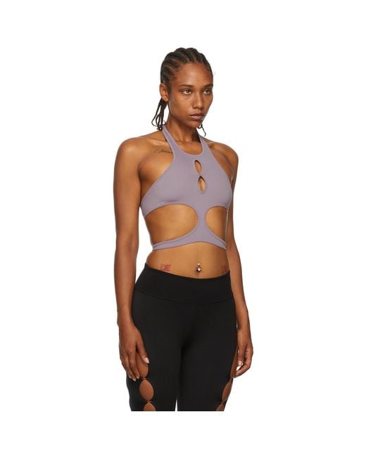 Rui Black Ssense Exclusive Cut-Out Sport Bra