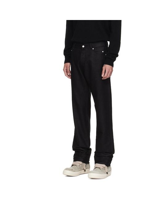 Rick Owens Black Tower Kurdt Trousers for men