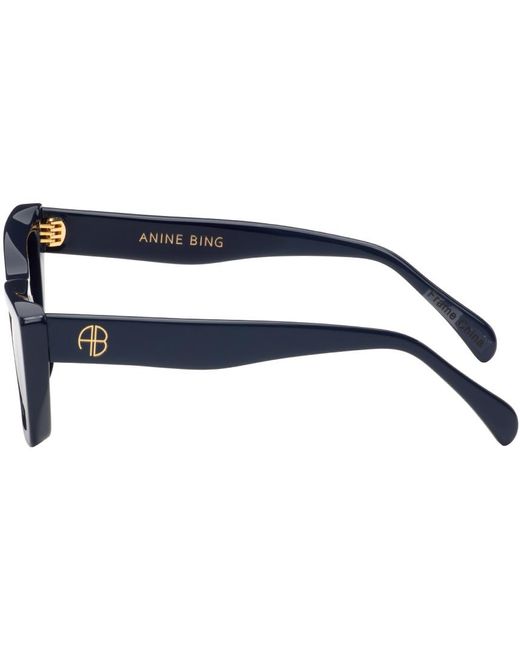 Anine Bing Black Levi Sunglasses