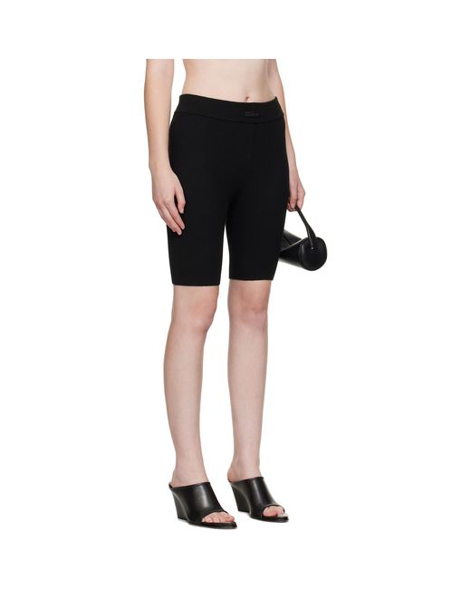 Fear Of God Black Soft Rib Biker Shorts