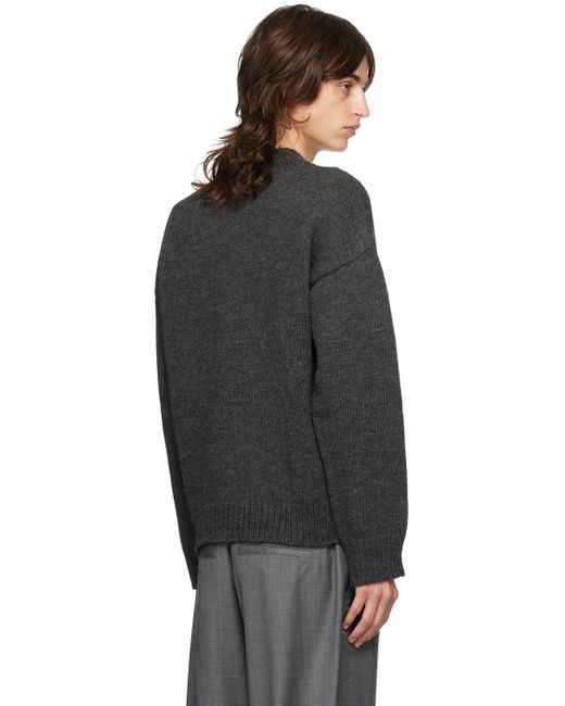 Our Legacy Sonar V-Neck Sweater in Black for Men | Lyst