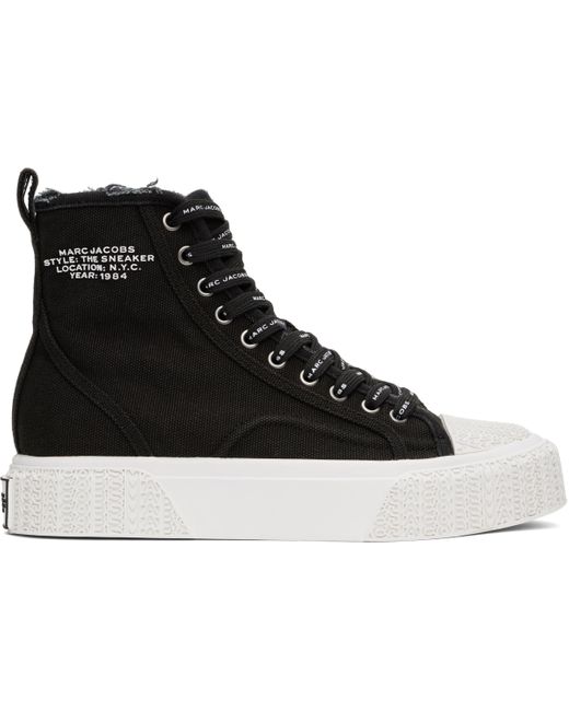 Baskets Montantes 'The Sneaker' Noires Marc Jacobs en coloris Black