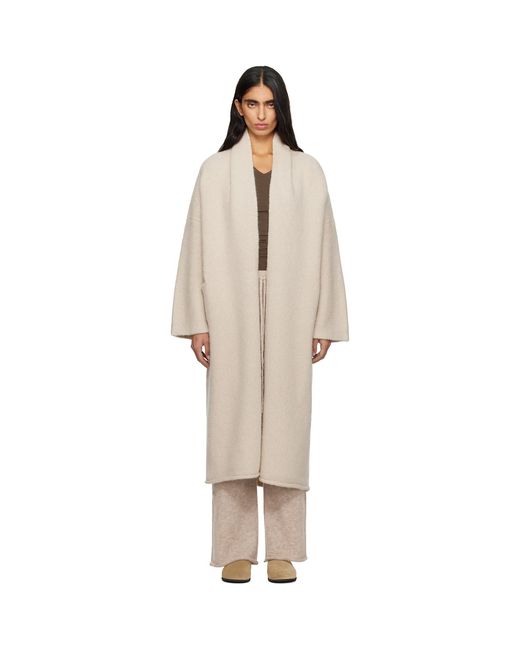Lauren Manoogian Natural Off- Long Shawl Cardigan